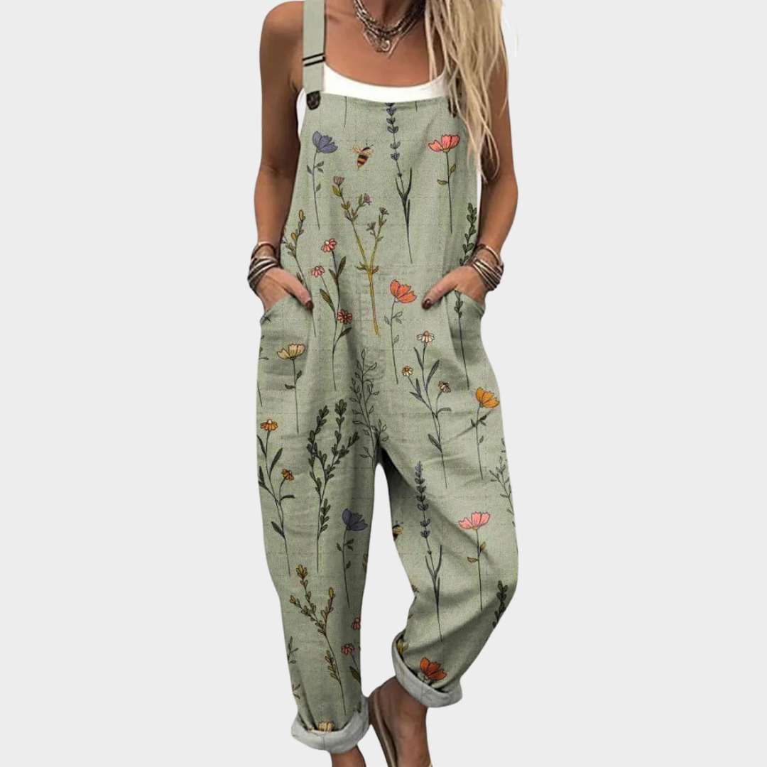 Comfortable Printed Overalls | Stylish, breathable, versatile, perfect for all occasions