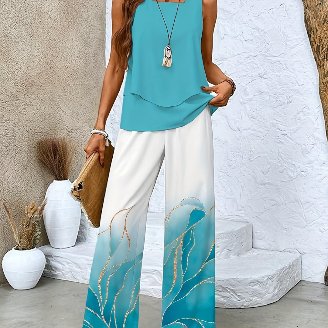 Emma| Stylish two-piece set for casual summer outings