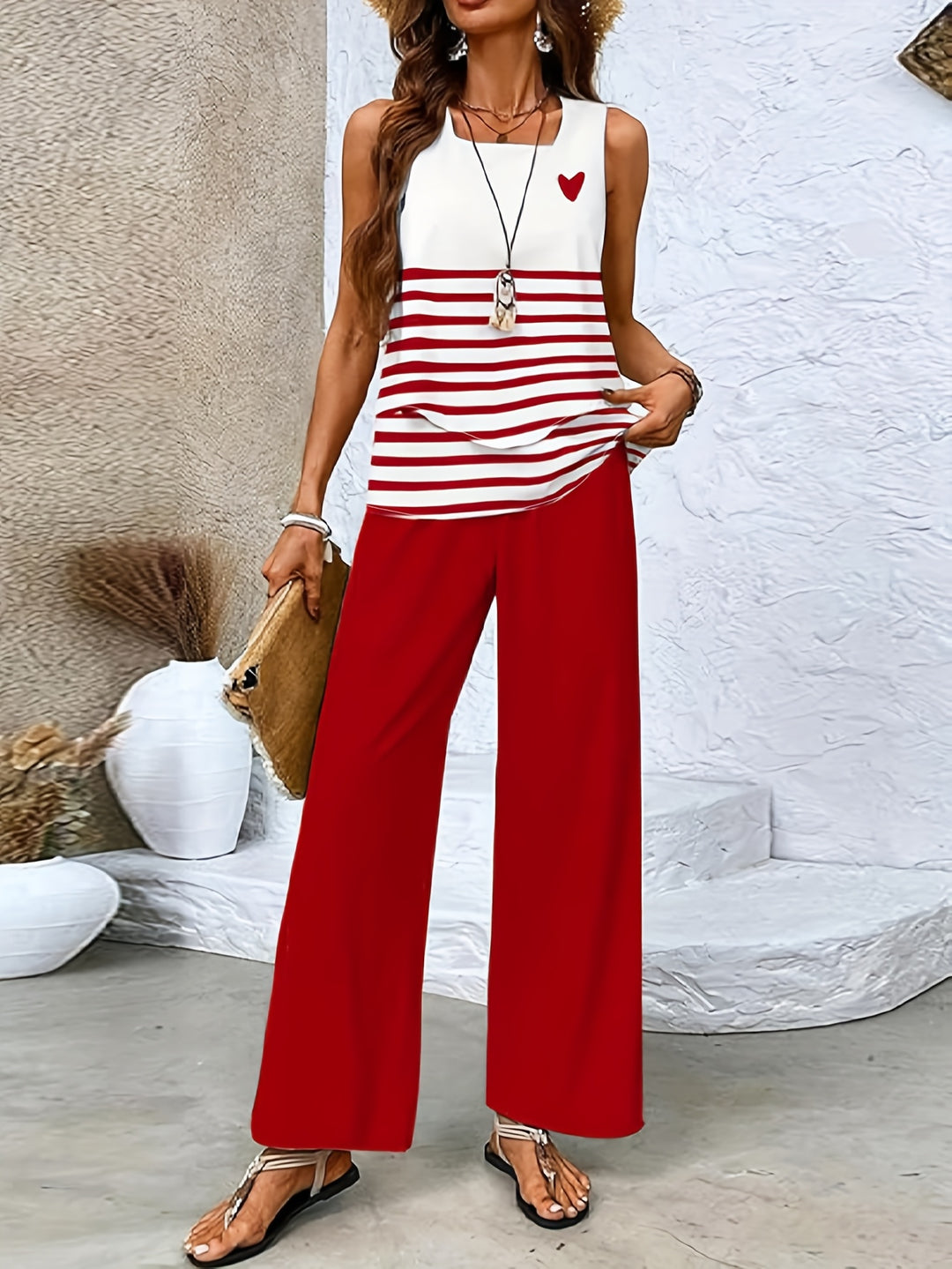 Emma| Stylish two-piece set for casual summer outings