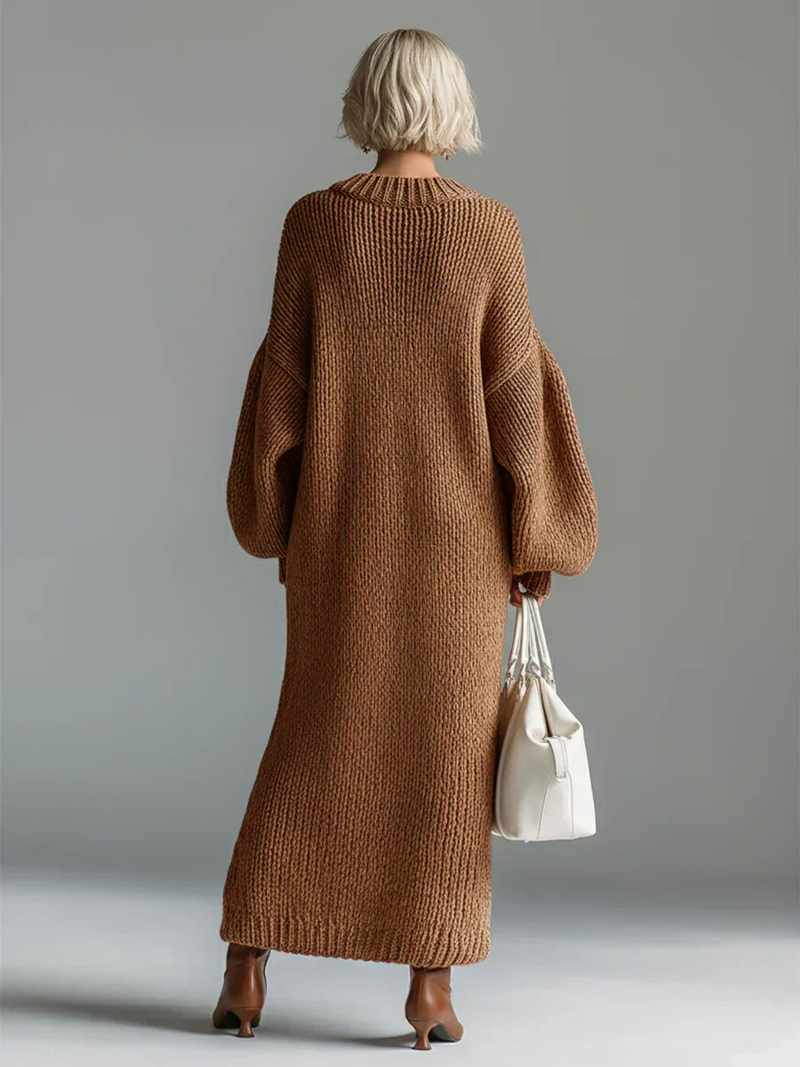 Zelia™ Elegant Casual Knitted Maxi Dress