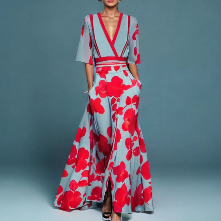 Grace Dress | Floral Wrap Maxi