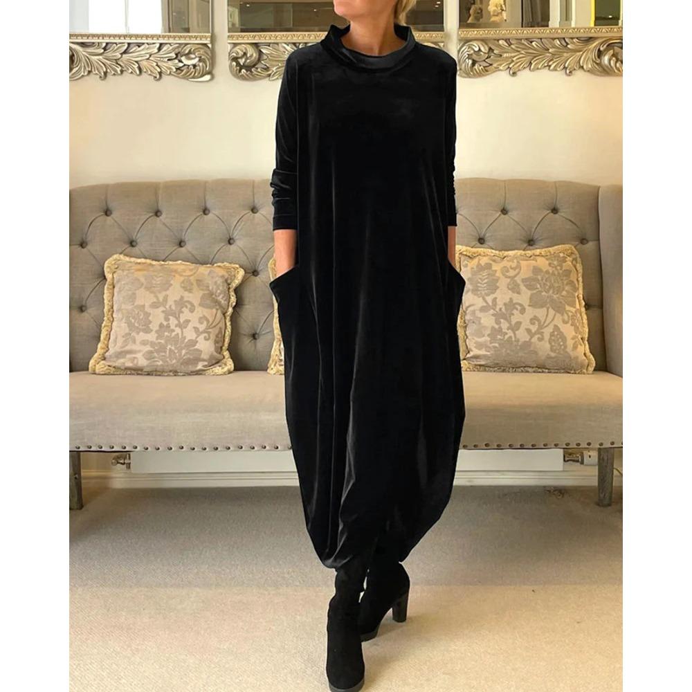 Anika™ Stylish Suede Dress