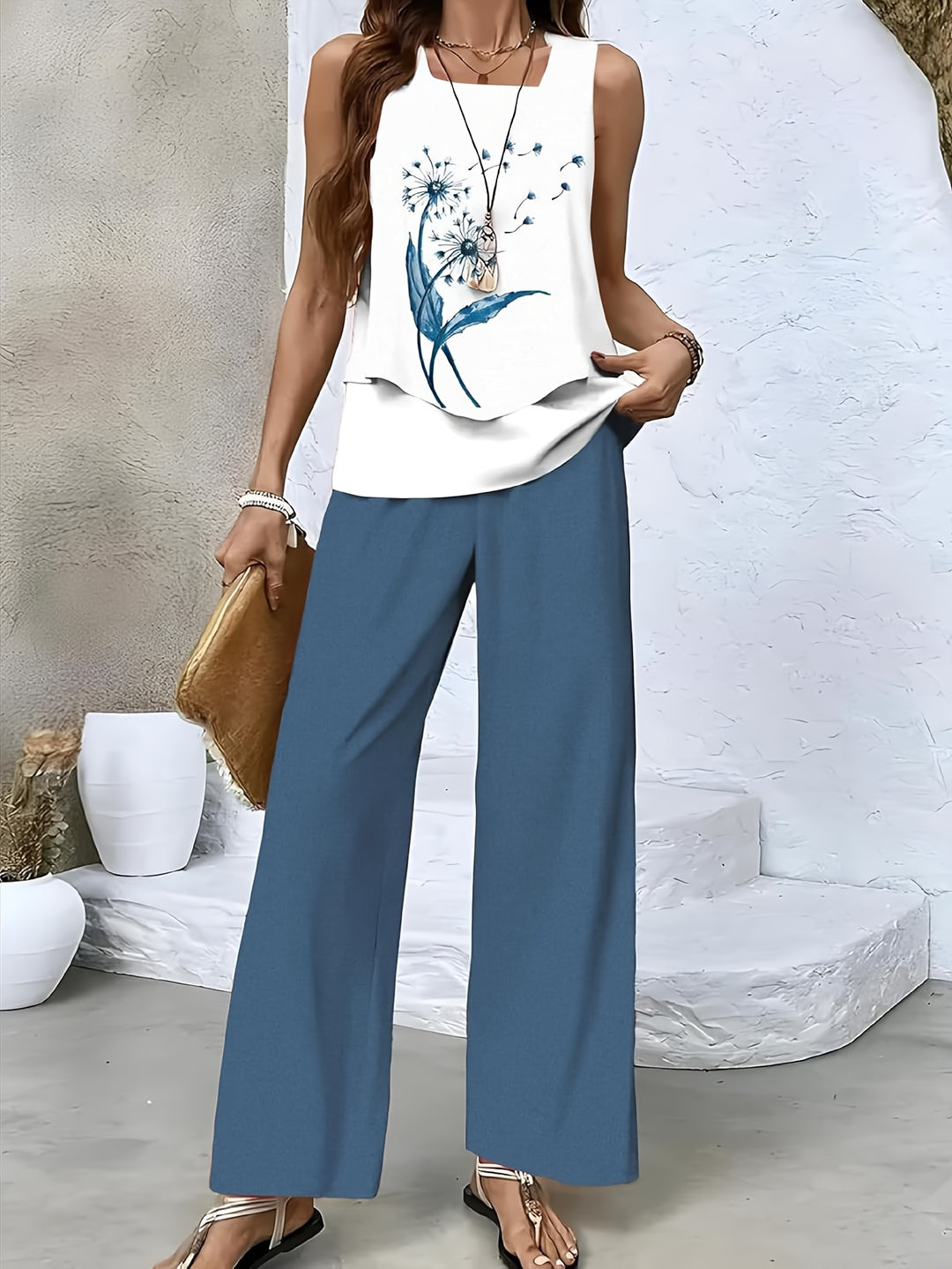 Emma| Stylish two-piece set for casual summer outings