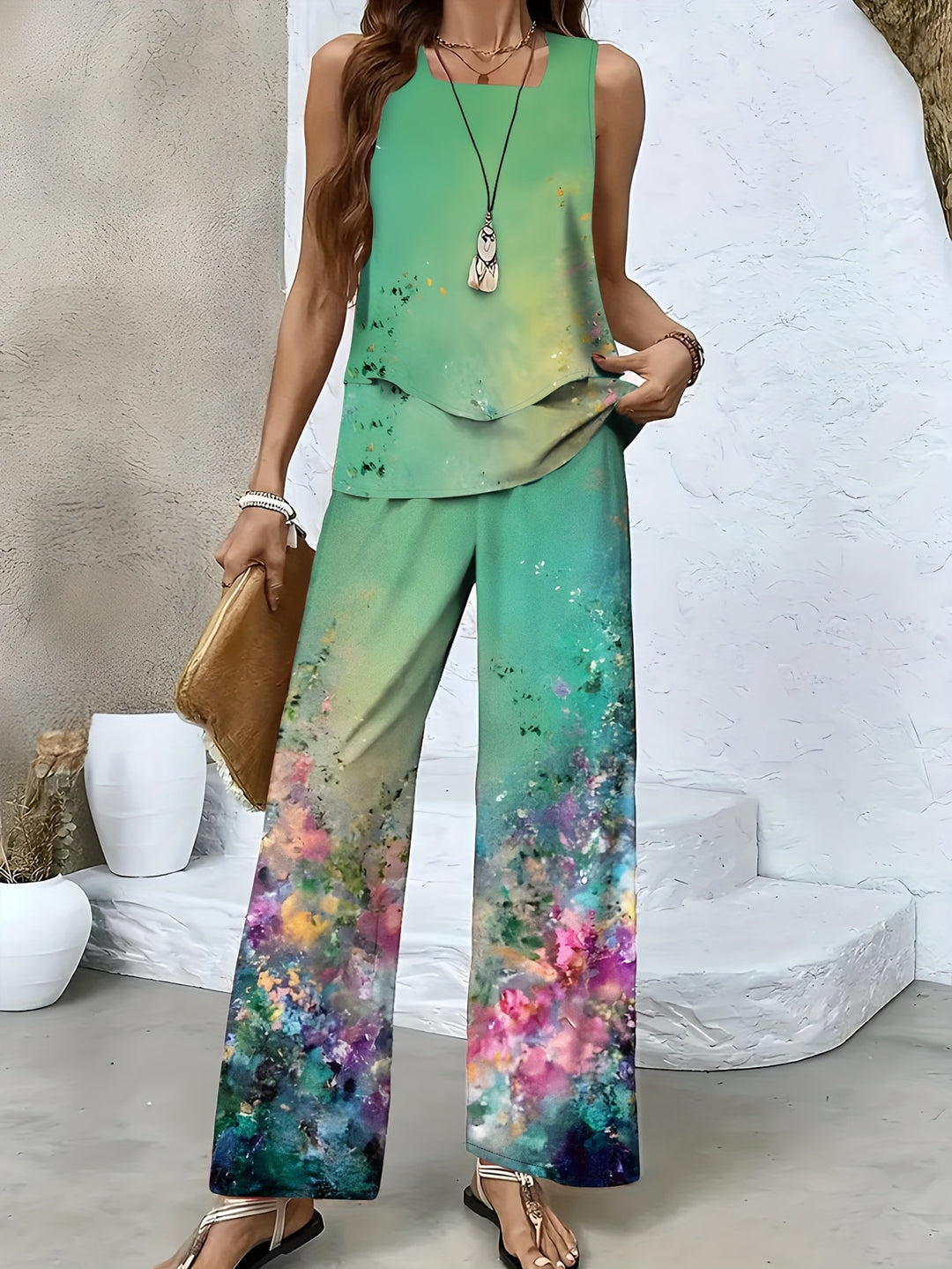 Emma| Stylish two-piece set for casual summer outings