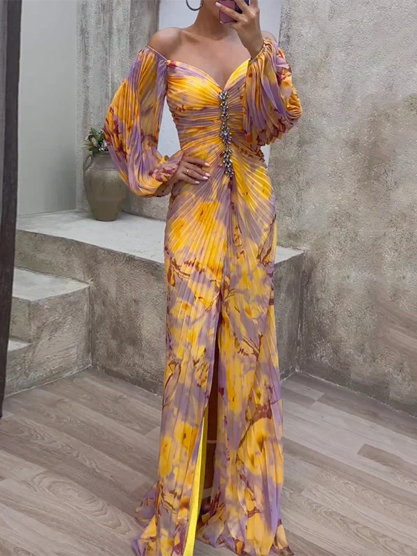Genesis™ Elegant V-Neck Dress
