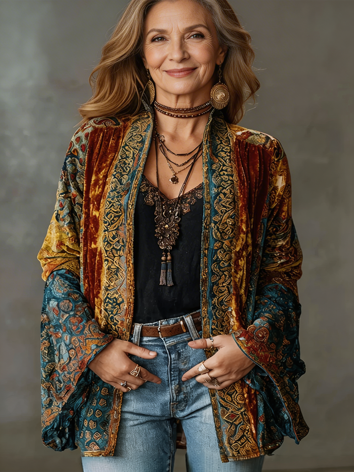 Darcy | Stylish Boho Kimono Cardigan with Embroidery