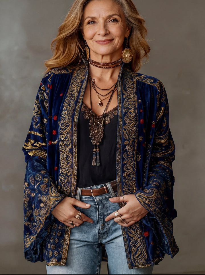 Darcy | Stylish Boho Kimono Cardigan with Embroidery