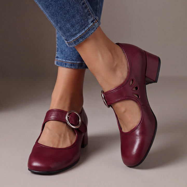 Josephine | Stylish Leather Sandals for All-Day Comfort