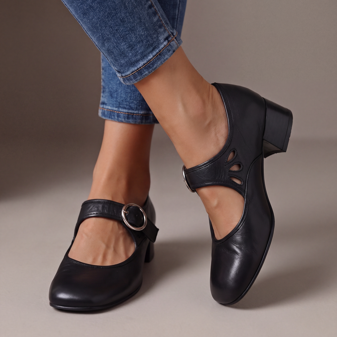Josephine | Stylish Leather Sandals for All-Day Comfort
