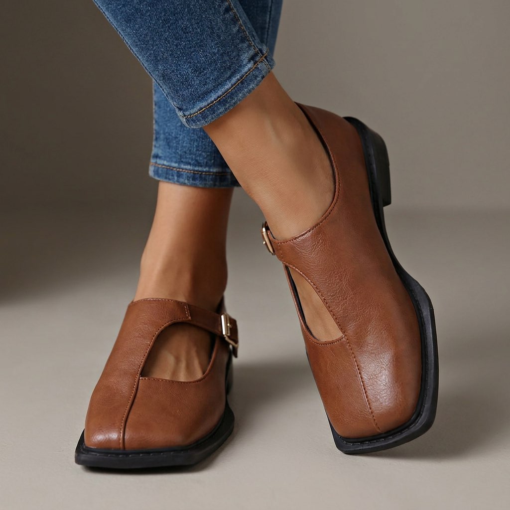 Rosalie | Stylish Comfort Leather Flats for All-Day Wear