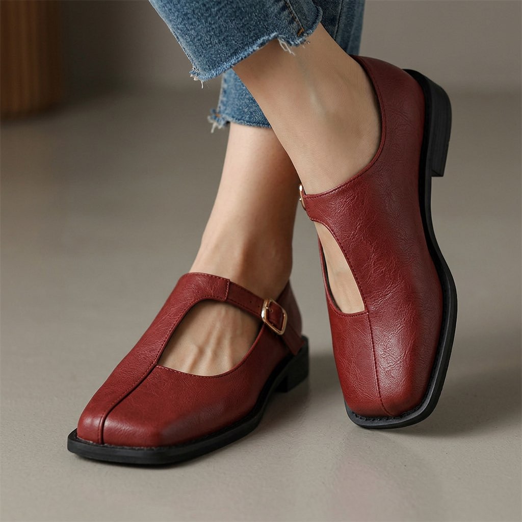 Rosalie | Stylish Comfort Leather Flats for All-Day Wear