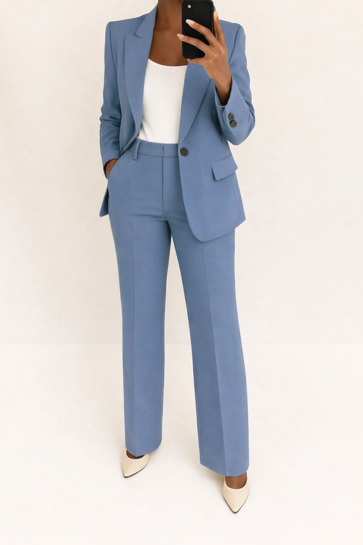 Marguerite | Stylish Wide Leg Blazer Suit for Women