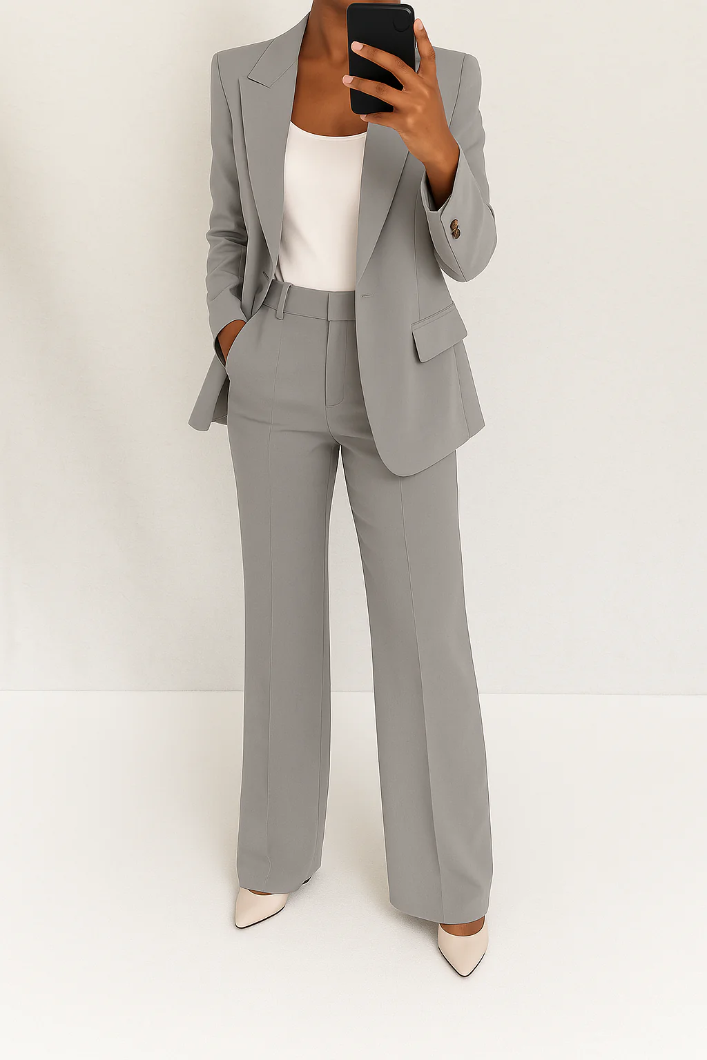Marguerite | Stylish Wide Leg Blazer Suit for Women