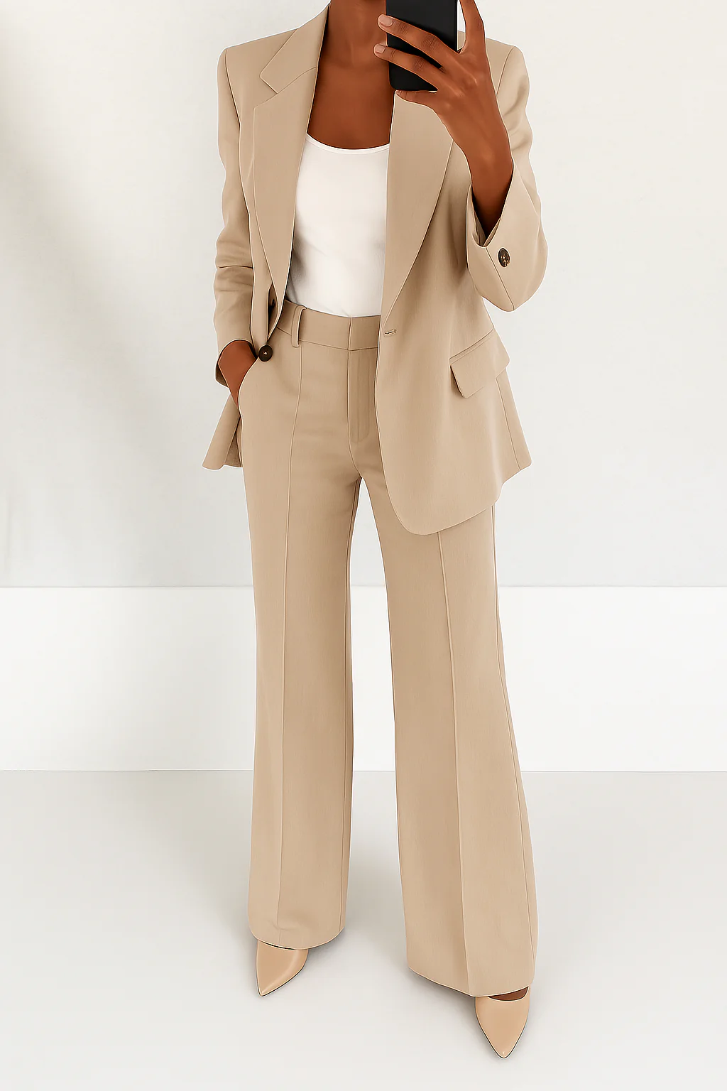 Marguerite | Stylish Wide Leg Blazer Suit for Women