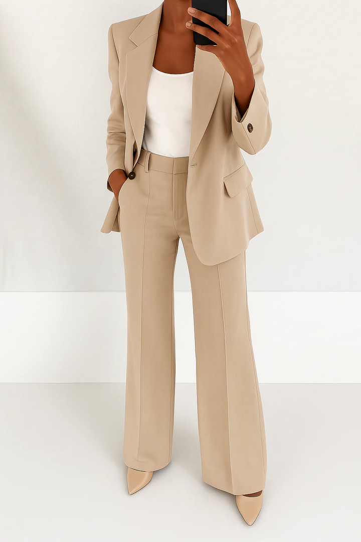 Marguerite | Stylish Wide Leg Blazer Suit for Women