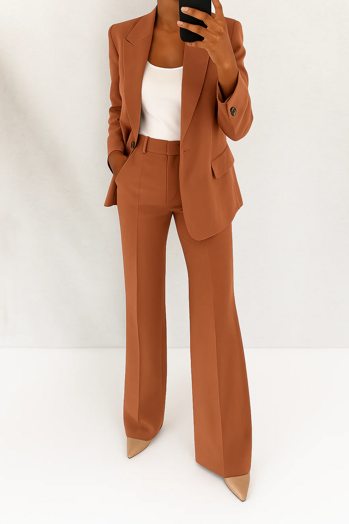Marguerite | Stylish Wide Leg Blazer Suit for Women
