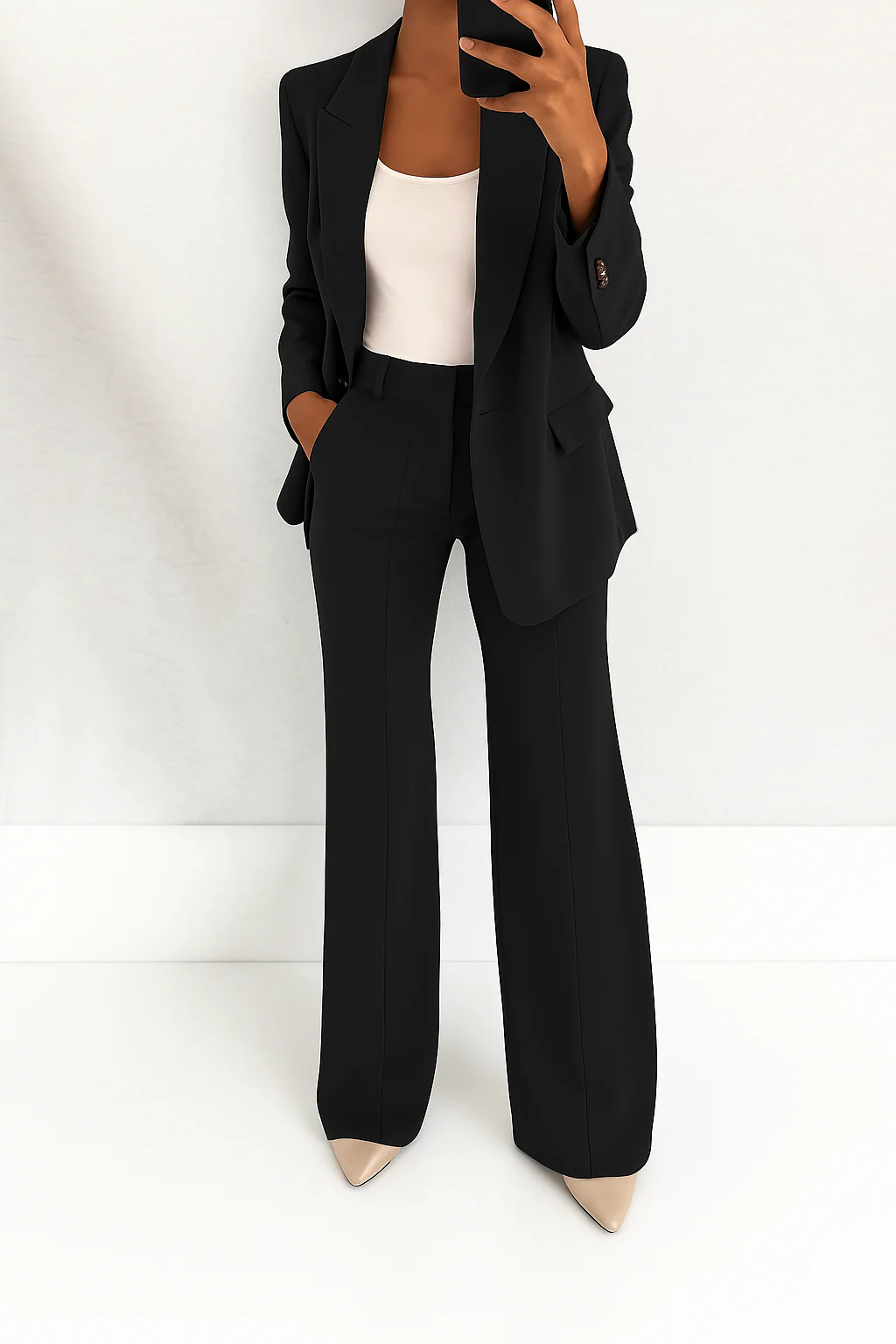 Marguerite | Stylish Wide Leg Blazer Suit for Women