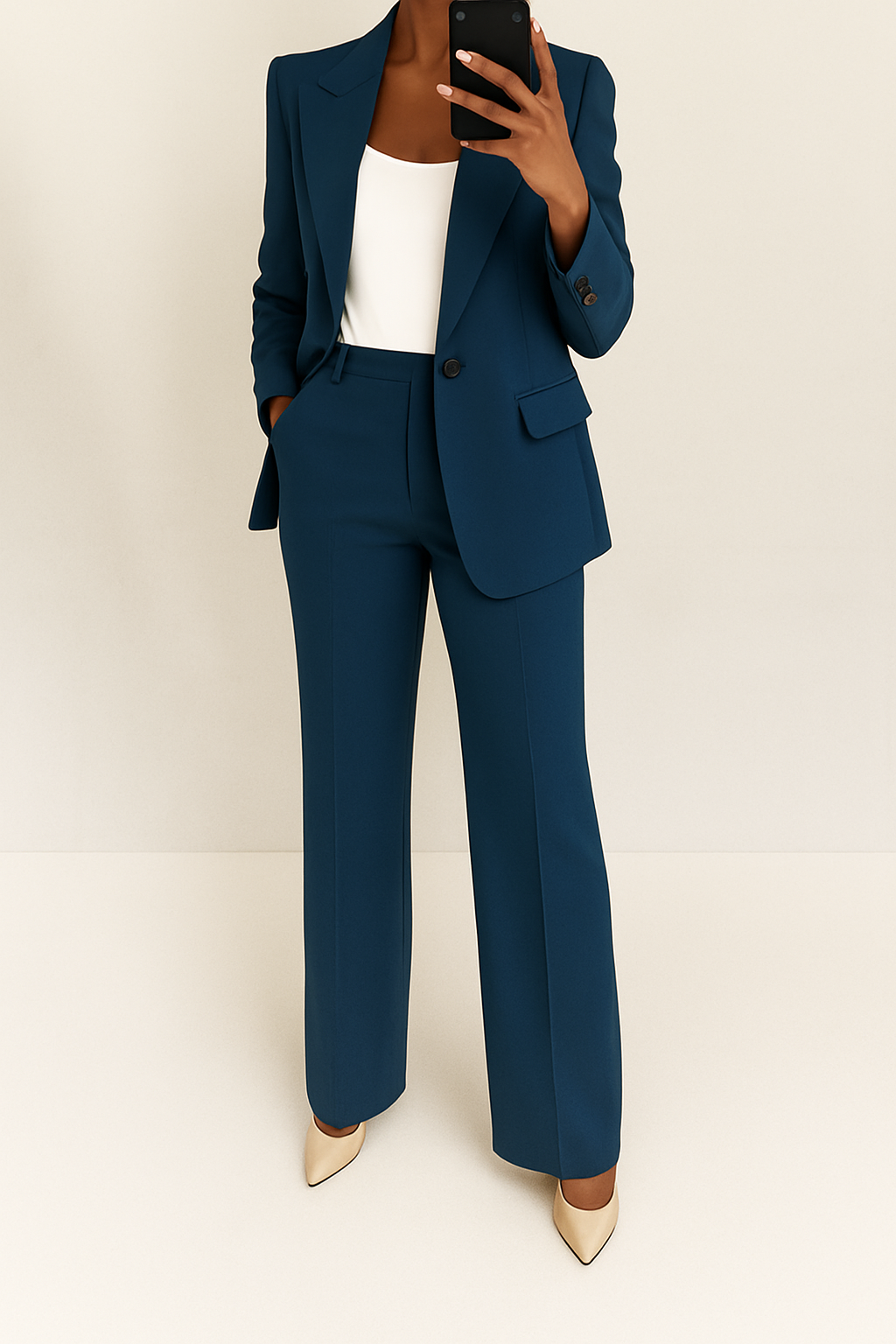 Marguerite | Stylish Wide Leg Blazer Suit for Women