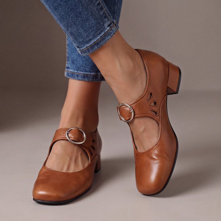 Josephine | Stylish Leather Sandals for All-Day Comfort