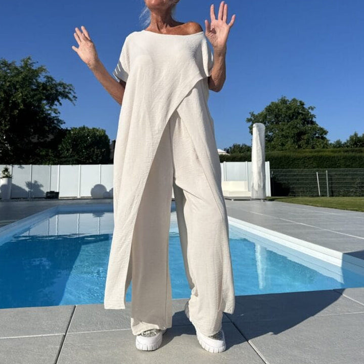 Gabbie™ Elegant Off-Shoulder Two-Piece Set